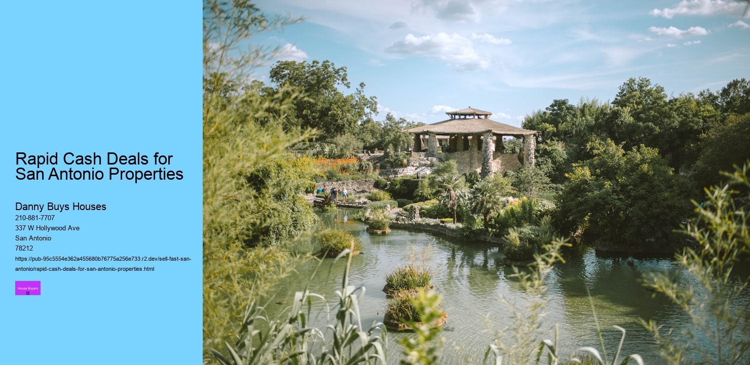 Rapid Cash Deals for San Antonio Properties  